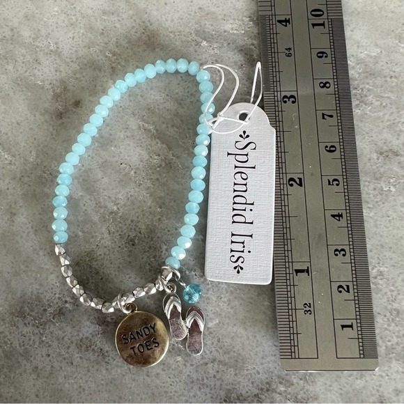 Splendid Iris Sandy Toes Stretch Bracelet - Picture 2 of 2